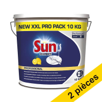 Offre : 2x Sun Professional Expert lave-vaisselle Citron (10 kg) SSU00262