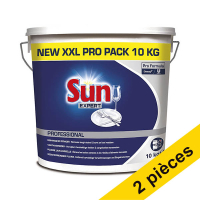 Offre : 2x Sun Professional Expert poudre lave-vaisselle (10 kg)