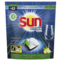 Sun Optimum Tout-en-1 Citron tablettes pour lave-vaisselle (42 lavages)  SSU00154