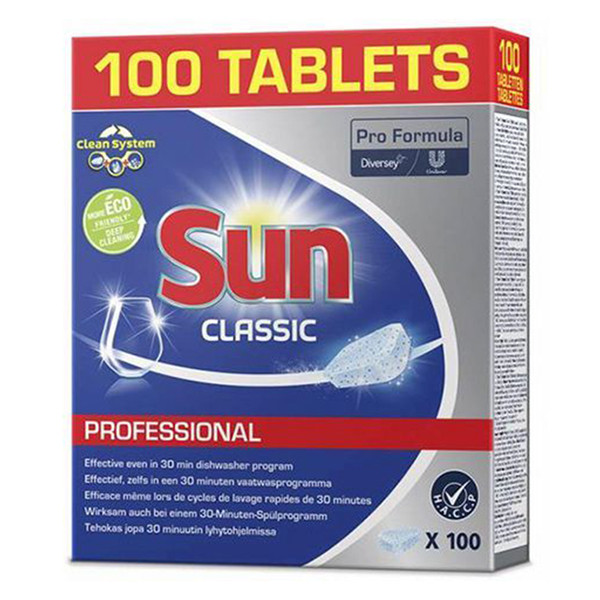 Sun Professional Classic tablettes pour lave-vaisselle 100 et 600 pièces