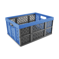 Sunware Basic caisse pliante 32 litres - anthracite/bleu 88300006 216562