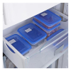Sunware Club Cuisine set de boîtes de congélation transparentes 1,2 litre - bleu 76600663 216784 - 2