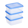 Sunware Club Cuisine set de boîtes de congélation transparentes 1,2 litre - bleu