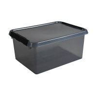 Sunware Comfort Line boîte de rangement transparente 15 litres - gris/noir 200472