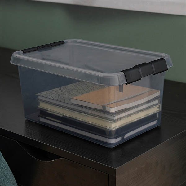 Sunware Comfort Line boîte de rangement transparente 6 litres - gris/noir 200471 - 4