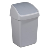 Sunware Delta poubelle avec couvercle basculant (10 litres) - gris 13301025 400712