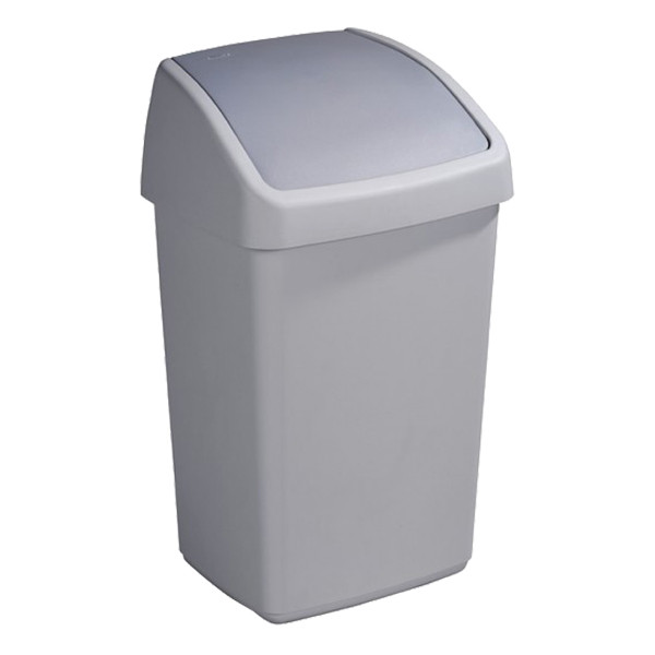 Sunware Delta poubelle avec couvercle basculant (25 litres) - gris 13400525 400713 - 1