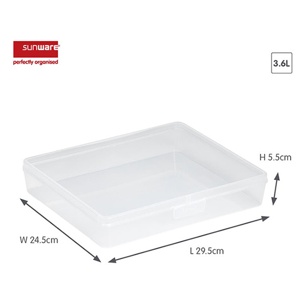 Sunware Q-line boîte de rangement 3,6 litres - transparent 84300409 216568 - 2