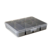 Sunware Q-line boîte de rangement avec 10 godets 3,6 litres - transparent 83910409 216764