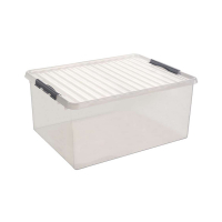 Sunware Q-line boîte de rangement transparente 120 litres 83300609 216544