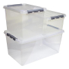 Sunware Q-line boîte de rangement transparente 120 litres 83300609 216544 - 3