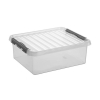 Sunware Q-line boîte de rangement transparente 25 litres