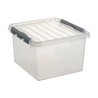 Sunware Q-line boîte de rangement transparente 26 litres 81100609 216541