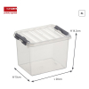 Sunware Q-line boîte de rangement transparente 3 litres 78100609 216527 - 2