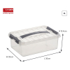 Sunware Q-line boîte de rangement transparente 4 litres 78700609 216528 - 2