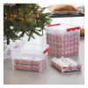 Sunware Q-line boîte de rangement transparente pour décorations de Noël 22 litres (60 boules de Noël) 78821605 216571 - 4