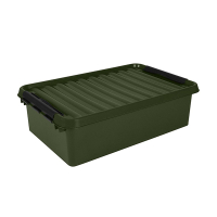 Sunware Q-line recycled boîte de rangement 32 litres - vert/noir 79600688 216578