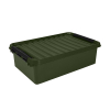 Sunware Q-line recycled boîte de rangement 32 litres - vert/noir