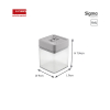 Sunware Sigma Home boîte de conservation 0,6 litre - transparent/gris 216796 - 2