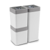 Sunware Sigma Home boîtes à provisions 0,6 litre + 1,4 litre - blanc/gris 99942681 216780 - 1