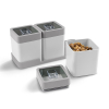 Sunware Sigma Home boîtes à provisions 0,6 litre - blanc/gris 99941681 216779 - 2