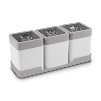 Sunware Sigma Home boîtes à provisions 0,6 litre - blanc/gris 99941681 216779