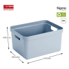 Sunware Sigma Home grande boîte de rangement 32 litres - bleu-gris 09800682 216771 - 2