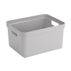 Sunware Sigma Home grande boîte de rangement 32 litres - gris clair