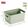 Sunware Sigma Home petite boîte de rangement 13 litres - vert clair 09600683 216767 - 2
