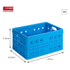 Sunware Square caisse pliante 32 litres - bleu 57000011 216545 - 2