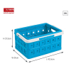Sunware Square caisse pliante avec poignée 24 litres - bleu/blanc 57500611 216557 - 2