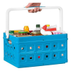 Sunware Square caisse pliante avec poignée 24 litres - bleu/blanc 57500611 216557 - 4