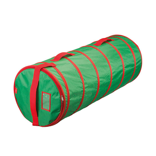 Sunware sac de rangement pour sapin de Noël artificiel Ø 46 x 115 cm - vert/rouge 216829 - 1