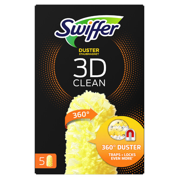 Swiffer Duster 3D Clean recharges (5 lingettes) SSW00561 - 1