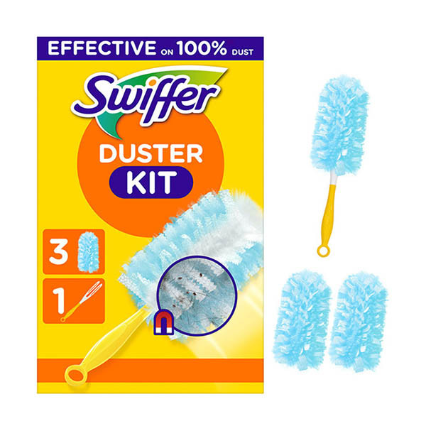 Swiffer Duster Kit : 1 plumeau + 3 recharges SSW00618 - 1