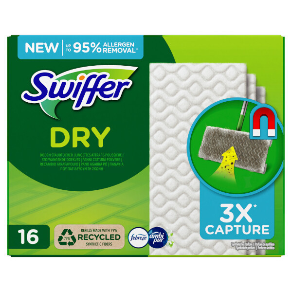 Swiffer Sweeper recharge de lingette de sol (16 lingettes) SSW00583 - 1