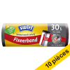 Offre : 10x Swirl XL sacs-poubelle extra longs avec bande de fixation pour poubelles à pédale 30 litres (10 pièces) SSW00089 - 1