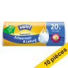 Offre : 10x Swirl sacs-poubelle indéchirables et étanches avec poignées 20 litres (20 pièces) SSW00079 - 1
