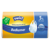 Swirl sac poubelle avec poignées salles de bains 5 litres (40 pièces)