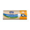Swirl sacs-poubelle indéchirables et étanches avec poignées 20 litres (20 pièces)