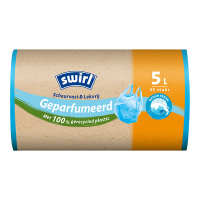 Swirl sacs-poubelle parfumés avec poignées pour poubelles à pédale 5 litres (45 pièces) SSW00094