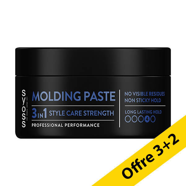 Offre : 5x Syoss Molding Paste cire coiffante (100 ml) SSY00349 - 1