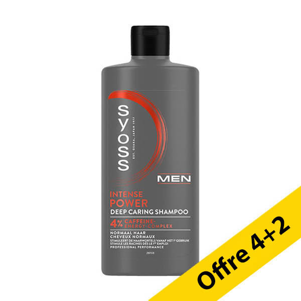 Offre : 6x Syoss Men Intense Power shampooing (440 ml) SSY00340 - 1