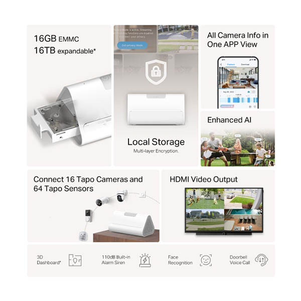 TP-Link Tapo H500 Smart HomeBase 828667 - 4