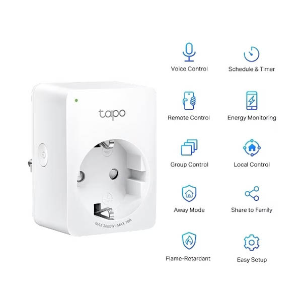 TP-Link Tapo P110 prise intelligente (lot de 2) 828696 - 2