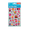 Tanex Puffy Glaces et Cupcakes autocollants décoratifs (1 feuille)