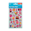 Tanex Puffy Glaces et Cupcakes autocollants décoratifs (1 feuille)