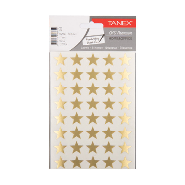 Tanex Stars autocollants petits (3 x 40 pièces) - or OFC-141 404142 - 1