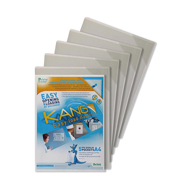 Tarifold KANG Easy Load pochette d'affichage avec fermeture magnétique A4 (5 pièces) T194690 261021 - 1