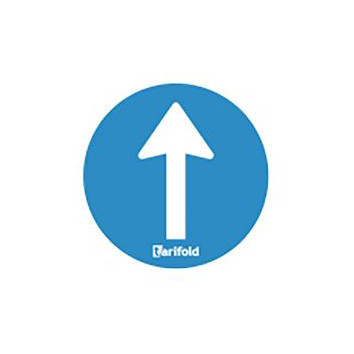 Tarifold autocollant d'avertissement unidirectionnel (10 pièces) 7999824 400683 - 1